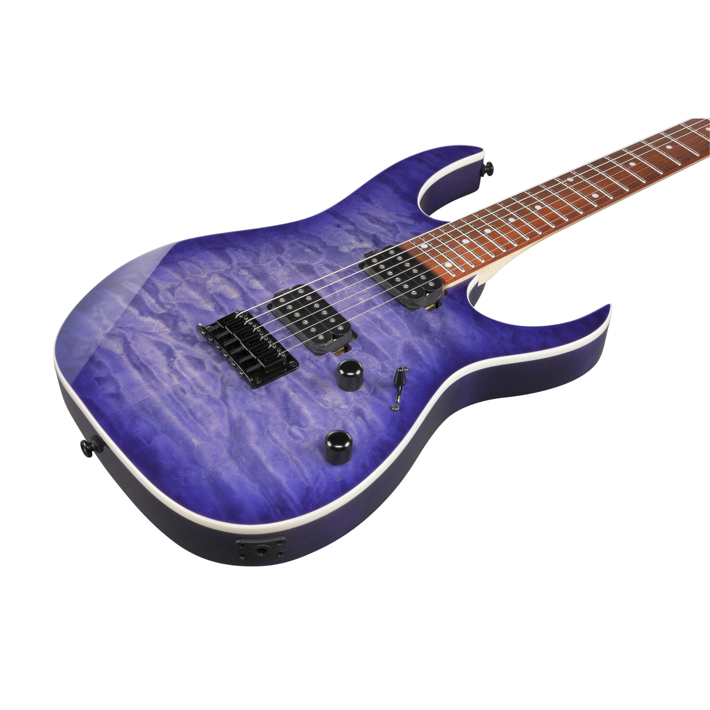 Ibanez RG421QM Electric Guitar - Cerulean Blue Burst