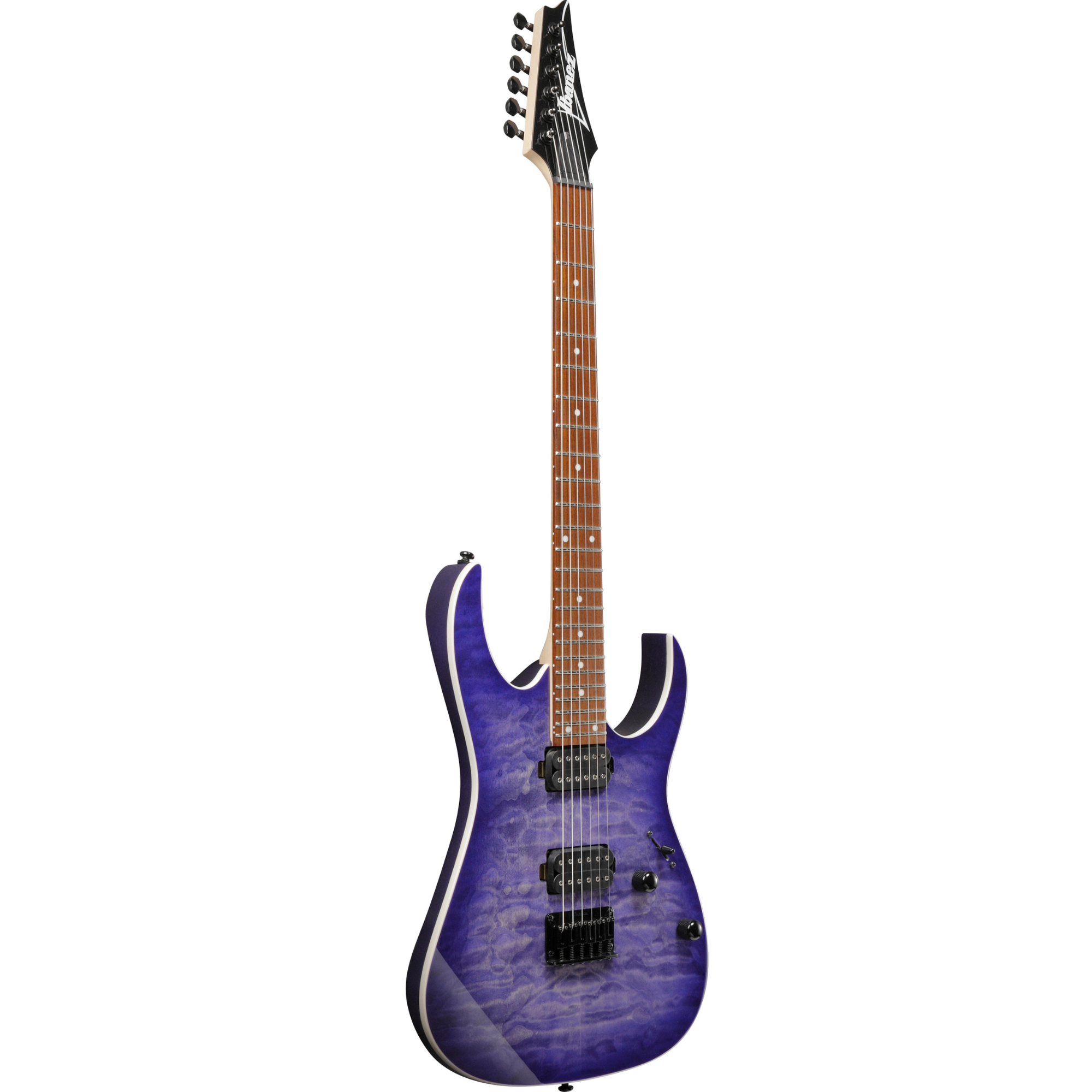 Ibanez RG421QM Electric Guitar - Cerulean Blue Burst