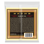 Ernie Ball 2061 Earthwood 80/20 Bronze Loop End 5-String Frailing Banjo Strings .010-.024 Gauge