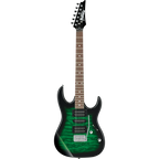 Ibanez Gio GRX70QA Electric Guitar - Transparent Emerald Burst