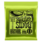 Ernie Ball 2221 Regular Slinky Nickel Wound Electric Guitar Strings - .010-.046