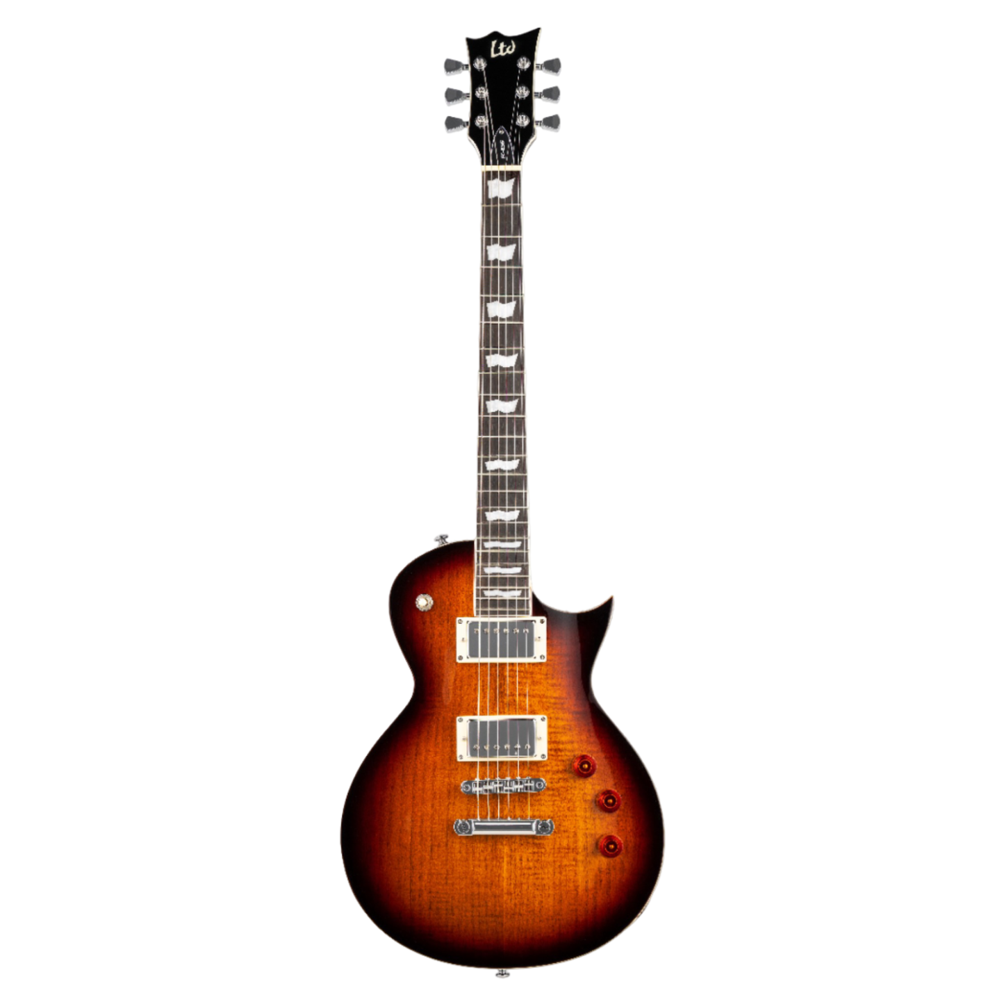ESP LTD EC-256FM Electric Guitar - Dark Brown Sunburst