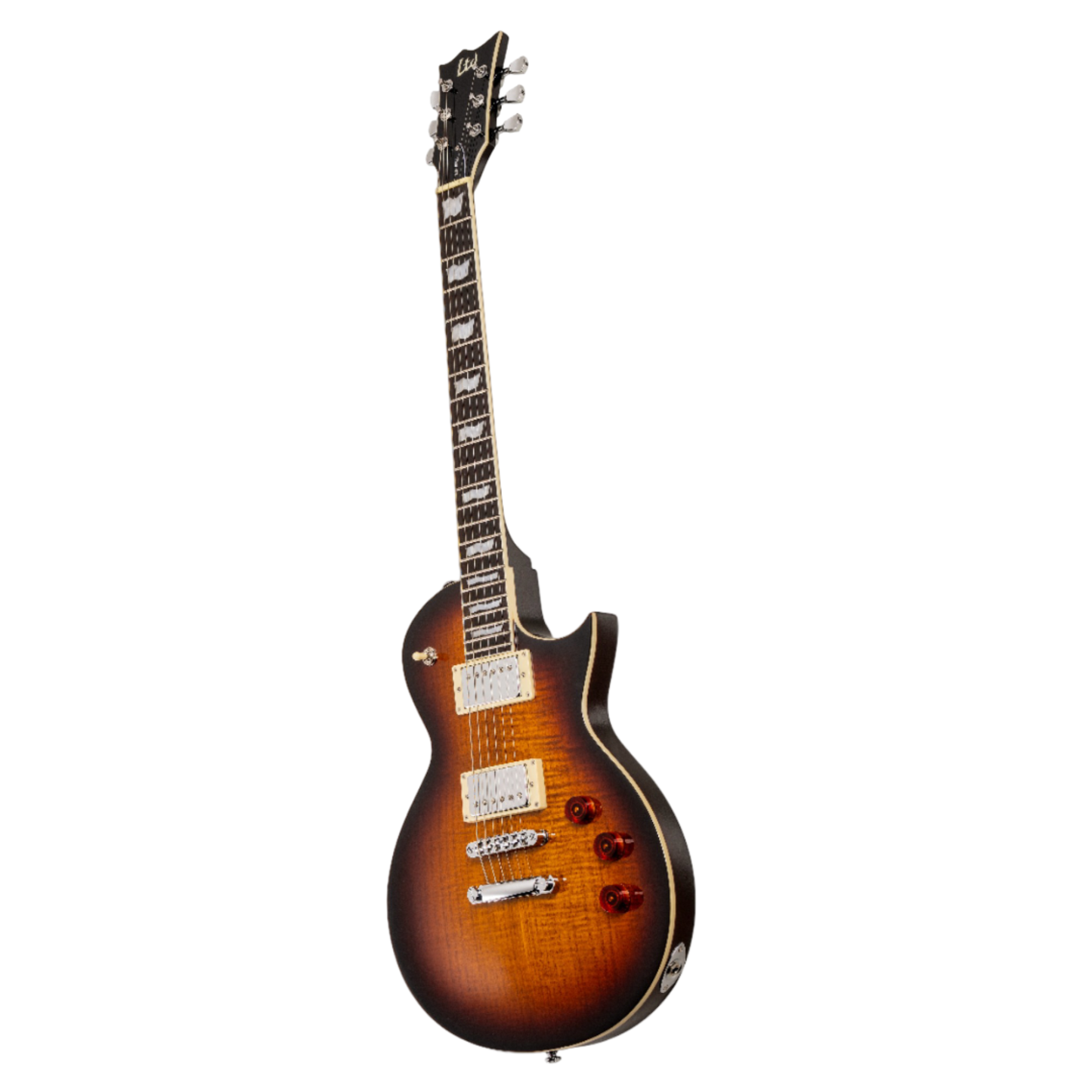 ESP LTD EC-256FM Electric Guitar - Dark Brown Sunburst