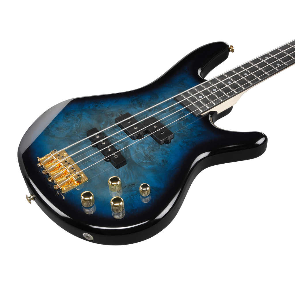 Ibanez Gio GSR200PC Bass Guitar - Transparent Marine Burst