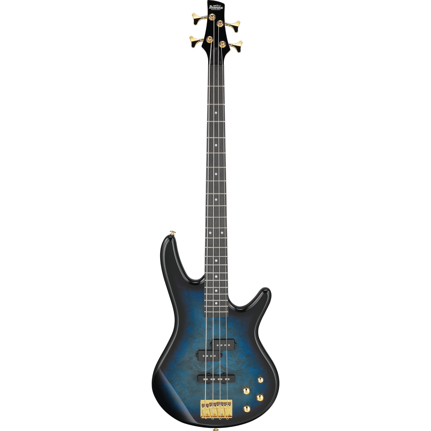 Ibanez Gio GSR200PC Bass Guitar - Transparent Marine Burst