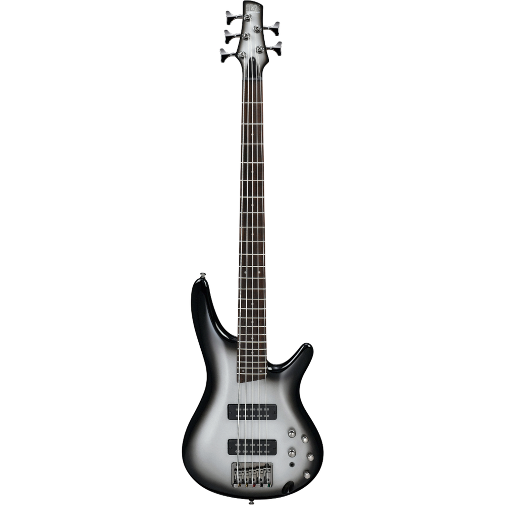 Ibanez Standard SR305E 5-string Bass Guitar - Metallic Silver Sunburst