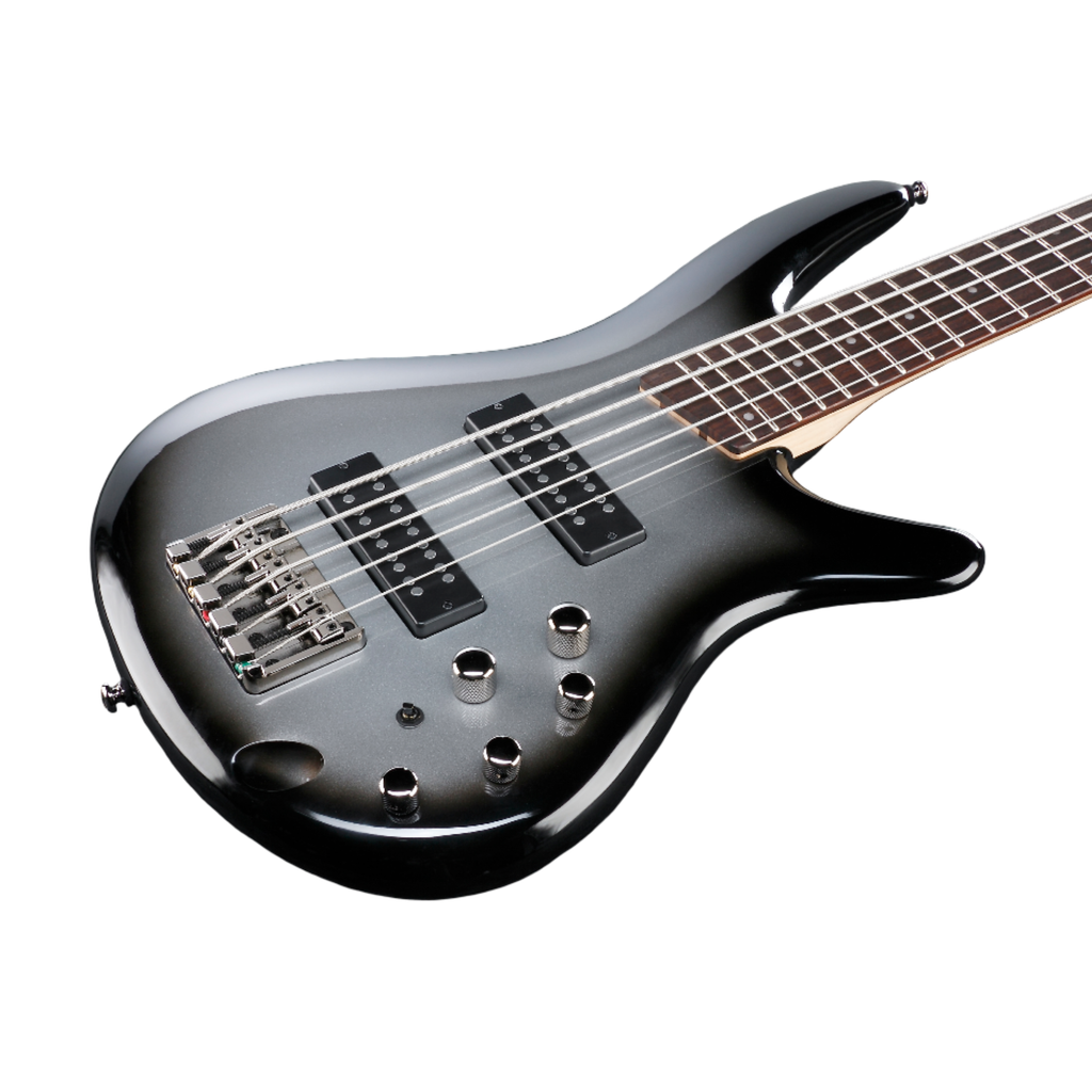 Ibanez Standard SR305E 5-string Bass Guitar - Metallic Silver Sunburst