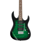 Ibanez Gio GRX70QA Electric Guitar - Transparent Emerald Burst