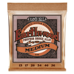 Ernie Ball 2144 Medium Earthwood Phosphor Bronze Acoustic Guitar Strings .013-.056 Gauge