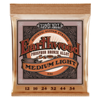 Ernie Ball 2146 Earthwood Phosphor Bronze Acoustic Guitar Strings - .012-.054 Medium Light