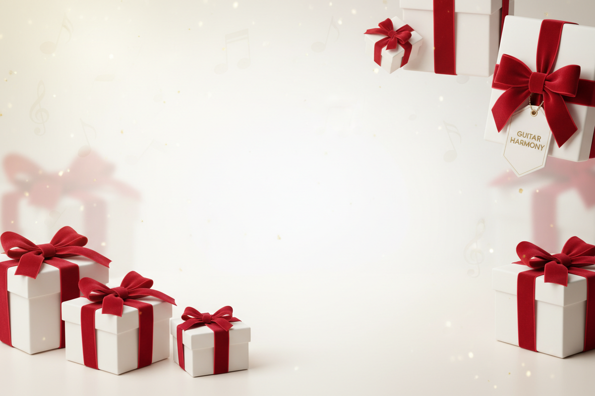 no card but white gifts with red bows